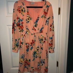 Brigitte Bailey Floral Long Sleeve Dress